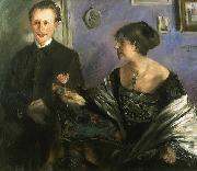 Lovis Corinth Portrait of the writer Georg Hirschfeld and his wife Ella Spain oil painting artist